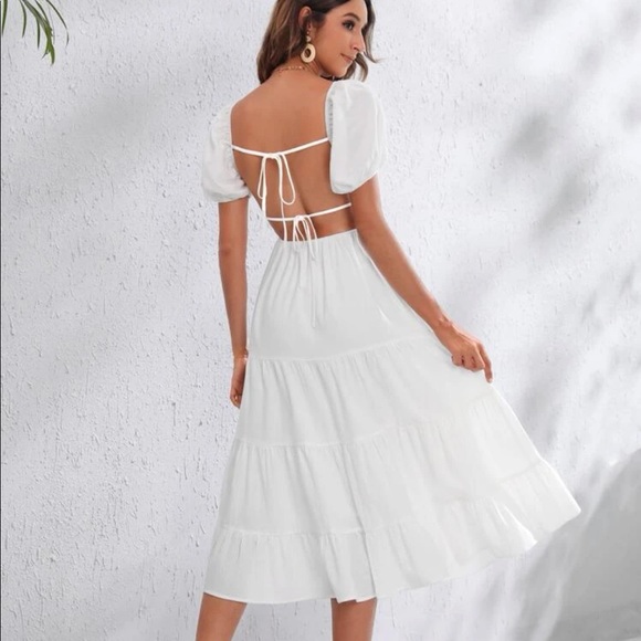 SHEIN MILKMAID DRESS - Picture 2 of 5